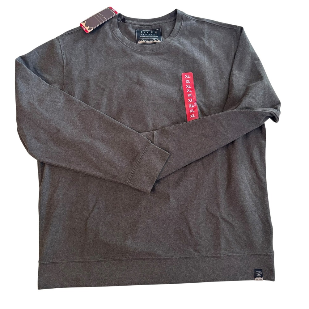New Jachs Olive Green Crewneck Sweater Mens Casual shirt.